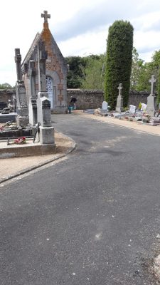 Bénévoles cimetière de Vezins