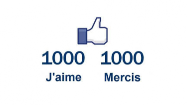 1000 J’aime sur notre page Facebook !