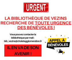 La bibliothèque recherche de toute urgence des bénévoles