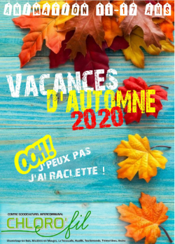 Chloro’fil – Plaquette des vacances d’automne