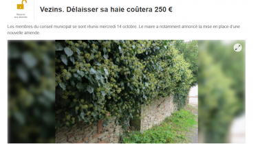 Courrier de l’Ouest – 19.10.2020