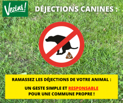 Stop aux déjections canines !