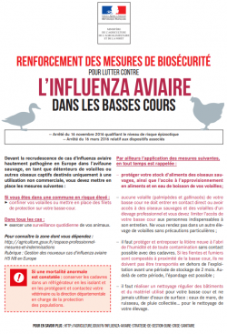 Prévention de l’influenza aviaire