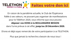 AFM Téléthon – Appel aux dons