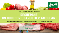 Marché de Vezins recherche boucher-charcutier