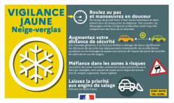 PREF49 – Vigilance JAUNE neige / verglas