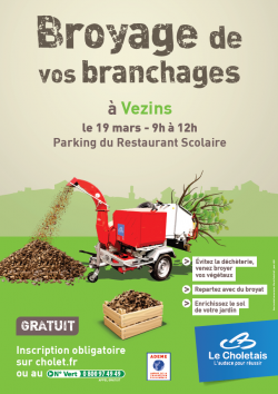 Vezins – Broyage de vos branchages – Vendredi 19 mars 2021