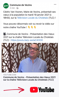 Vidéo. Vœux 2021 – Cédric Van Vooren sur TLC