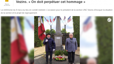 Le Courrier de l’Ouest – 12.05.2021