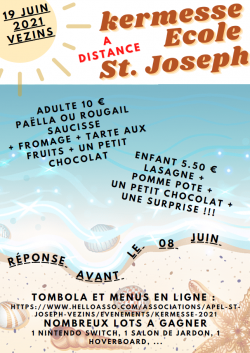 Ecole privée St Joseph – Kermesse – 19 juin 2021