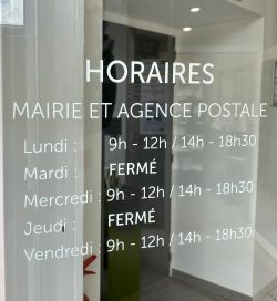 Reprise des horaires habituels d’accueil du public