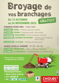 Broyage de vos branchages pour les particuliers