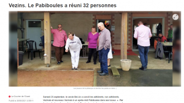 Le Courrier de l’Ouest – 30.09.2021