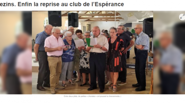 Le Courrier de l’Ouest – 14.09.2021