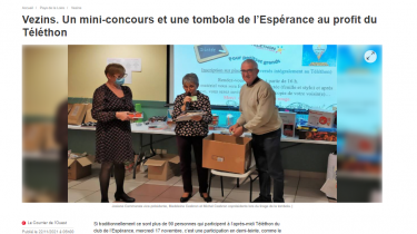 Le Courrier de l’Ouest – 22.11.2021