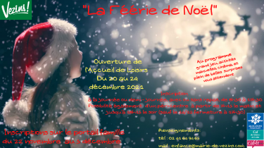 Accueil de Loisirs de Vezins | Inscriptions vacances de Noël 