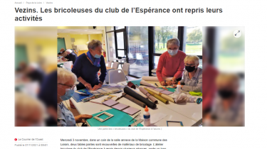 Le Courrier de l’Ouest – 07.11.2021