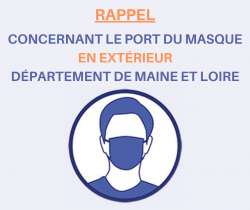 Le préfet élargit l’obligation du port du masque à compter du jeudi 11 novembre.