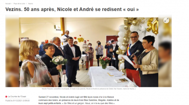 Le Courrier de l’Ouest – 01.12.2021