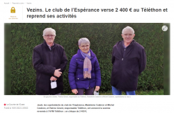 Le Courrier de l’Ouest – 16.01.2022