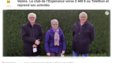 Le Courrier de l’Ouest – 16.01.2022