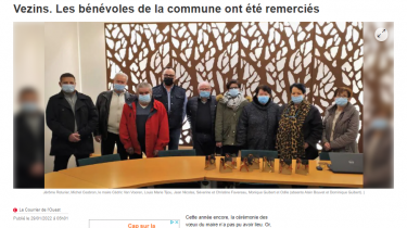 Le Courrier de l’Ouest – 29.01.2022