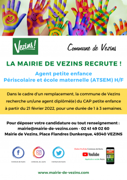 Recrutement agent petite enfance