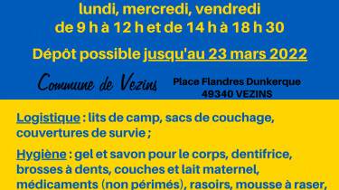  Solidarité Ukraine : faites un don !