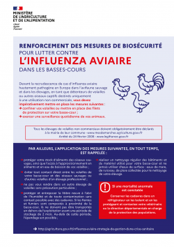 Influenza aviaire point au 30.03.2022