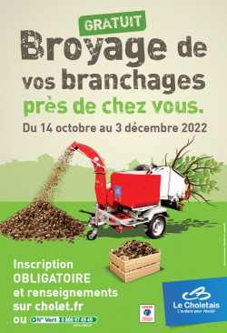 Opération broyage de vos branchages