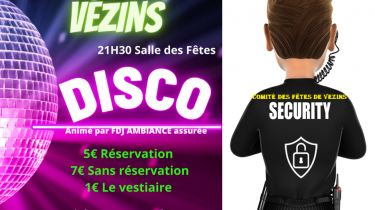 Soirée disco – Comité des fêtes – Recherche bénévoles