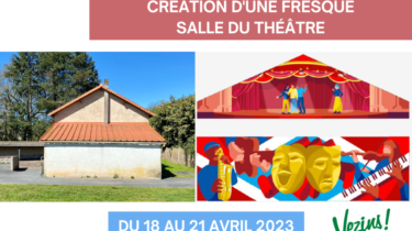 CREATION D’UNE FRESQUE SALLE DU THEATRE 