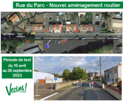 Sécurité – Nouvel aménagement routier rue du Parc 