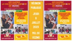 RÉUNION PUBLIQUE AGES & VIE – JEUDI 6 JUILLET 2023