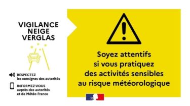 VIGILANCE JAUNE | NEIGE-VERGLAS + PLUIE-INONDATION