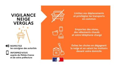 NOUVELLE VIGILANCE ORANGE NEIGE & VERGLAS