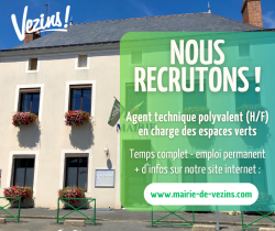 Offre d’emploi – Agent technique en charge des espaces verts