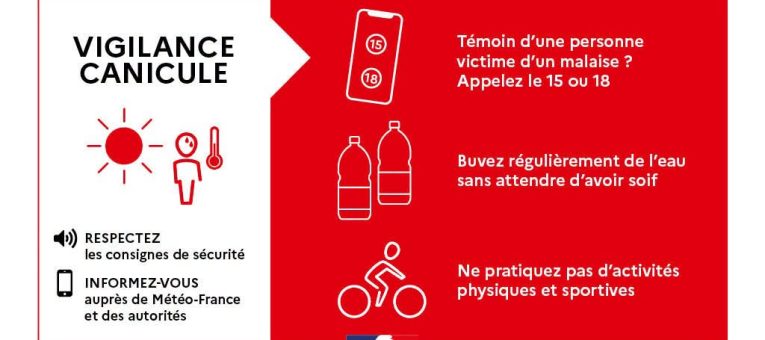 VIGILANCE ROUGE CANICULE 