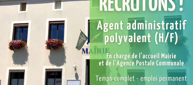 Offre d’emploi agent administratif polyvalent